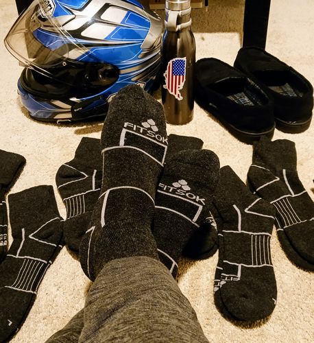 Customer photo review of ISW Isolwool® Trail Cuff (3 pair pack)