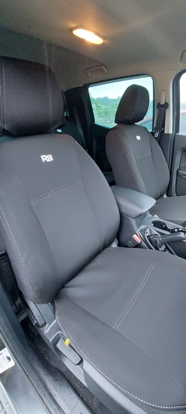 Customer photo review of Ford Ranger PX III Neoprene 2x Front Seat Covers (Available)