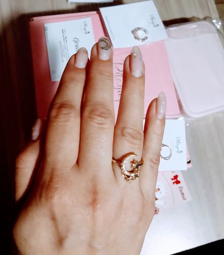 Customer photo review of Anillo Ajustable Andrómeda