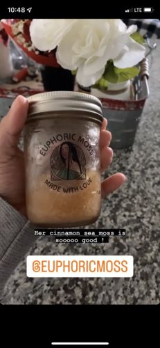 Customer photo review of Cinnamon Sea Moss Gel