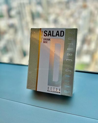 Customer photo review of Detox Salad Drink Mix Ginger Flavor 7 Sachets #Allklear
