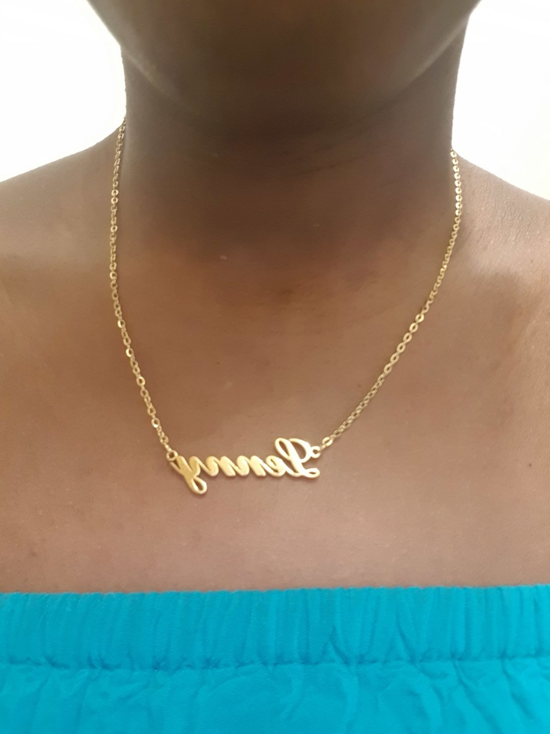 Customer photo review of Collier Prénom Style Classique