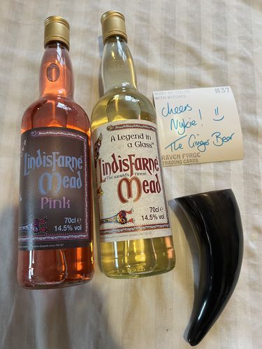 Customer photo review of Lindisfarne Traditional Mead