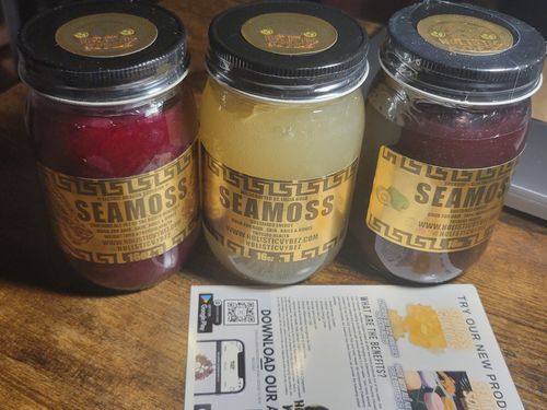 Customer photo review of The Wellness Trio Sea Moss Gel Combo