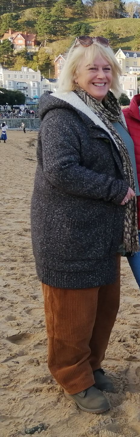 Customer photo review of Plus Size Spring Retro Corduroy Solid Color Pants