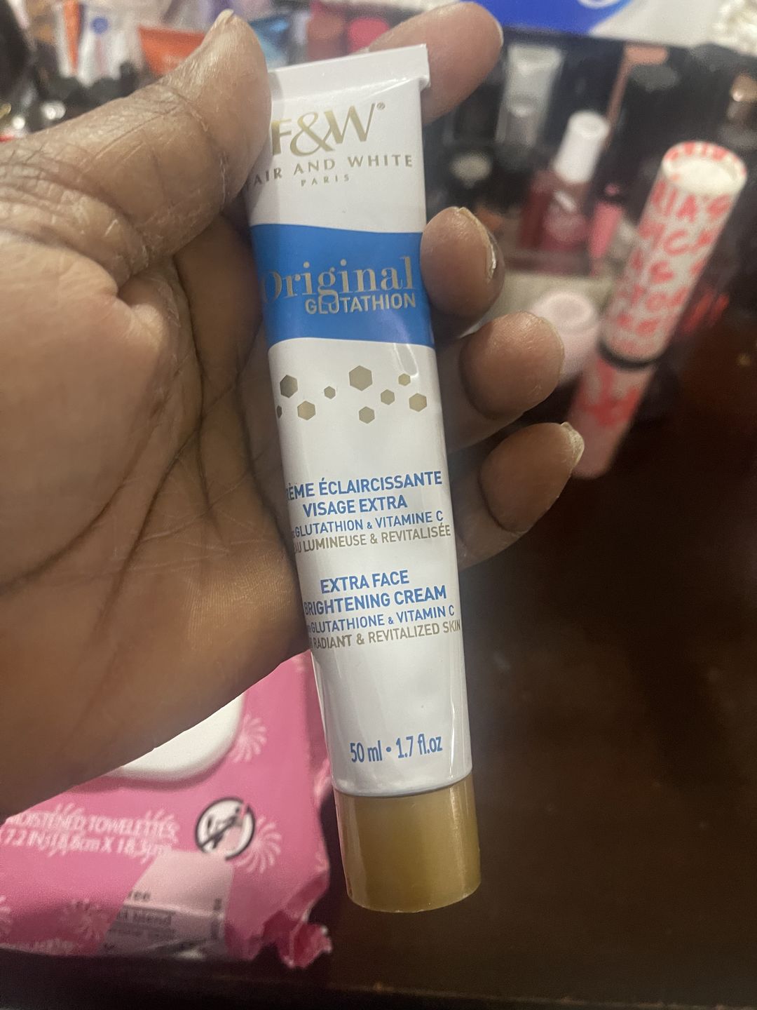 Customer photo review of Original Glutathion   Brightening Cream 50ml
