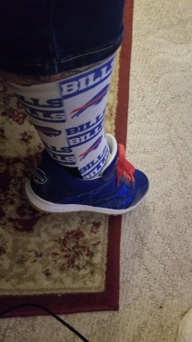 Customer photo review of Knox Sox - Buffalo Bills Poster Print