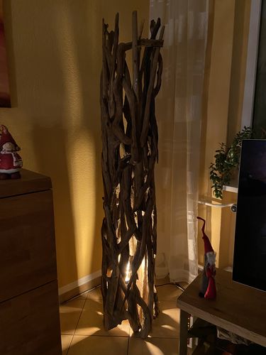 Customer photo review of Teak Wurzelholz Stehleuchte ACE | Höhe 150 oder 180 cm