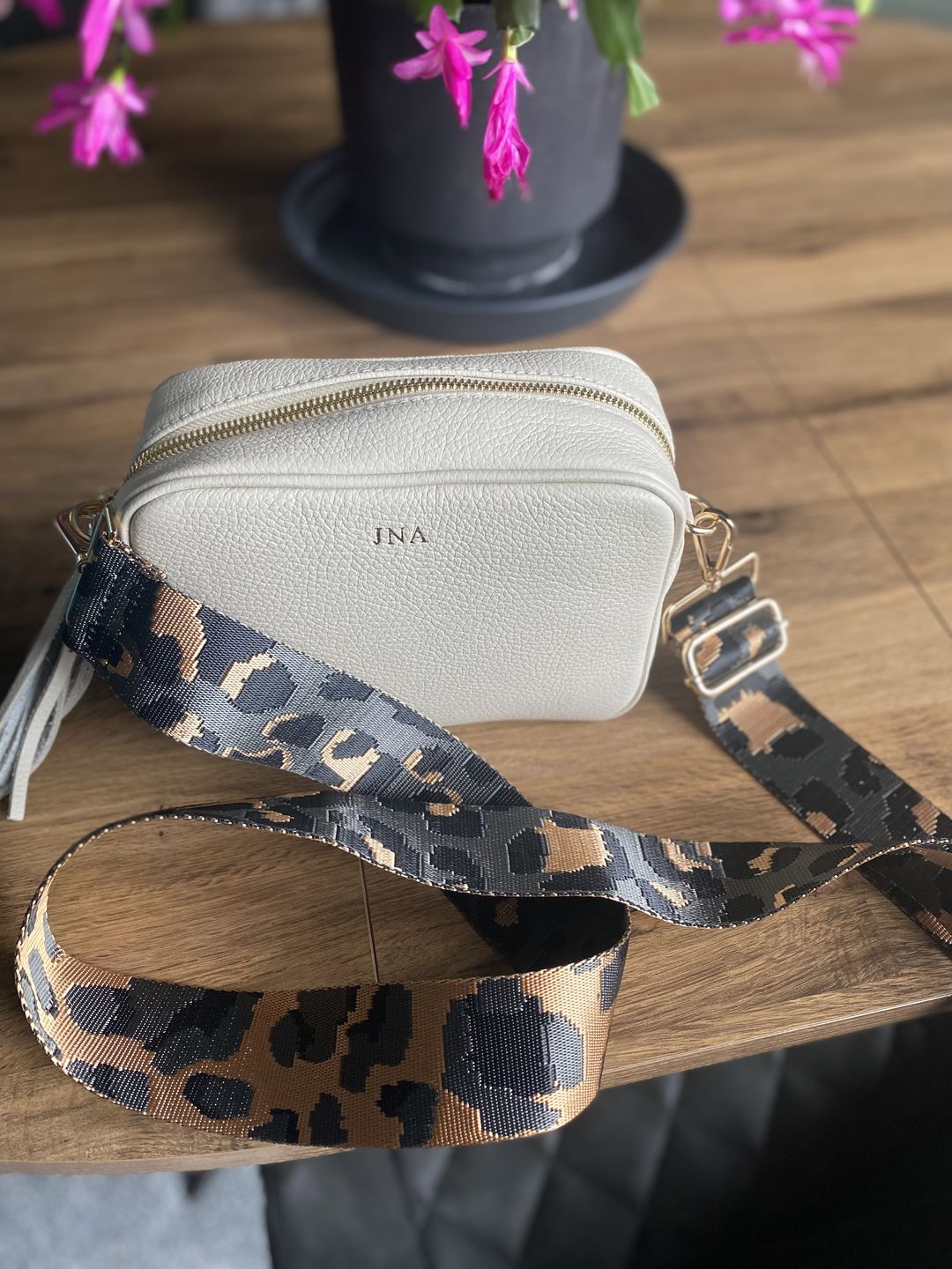 Customer photo review of Leather Lady Cross Body Bag