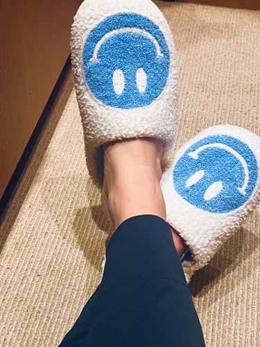 Customer photo review of Happy Face Slippers