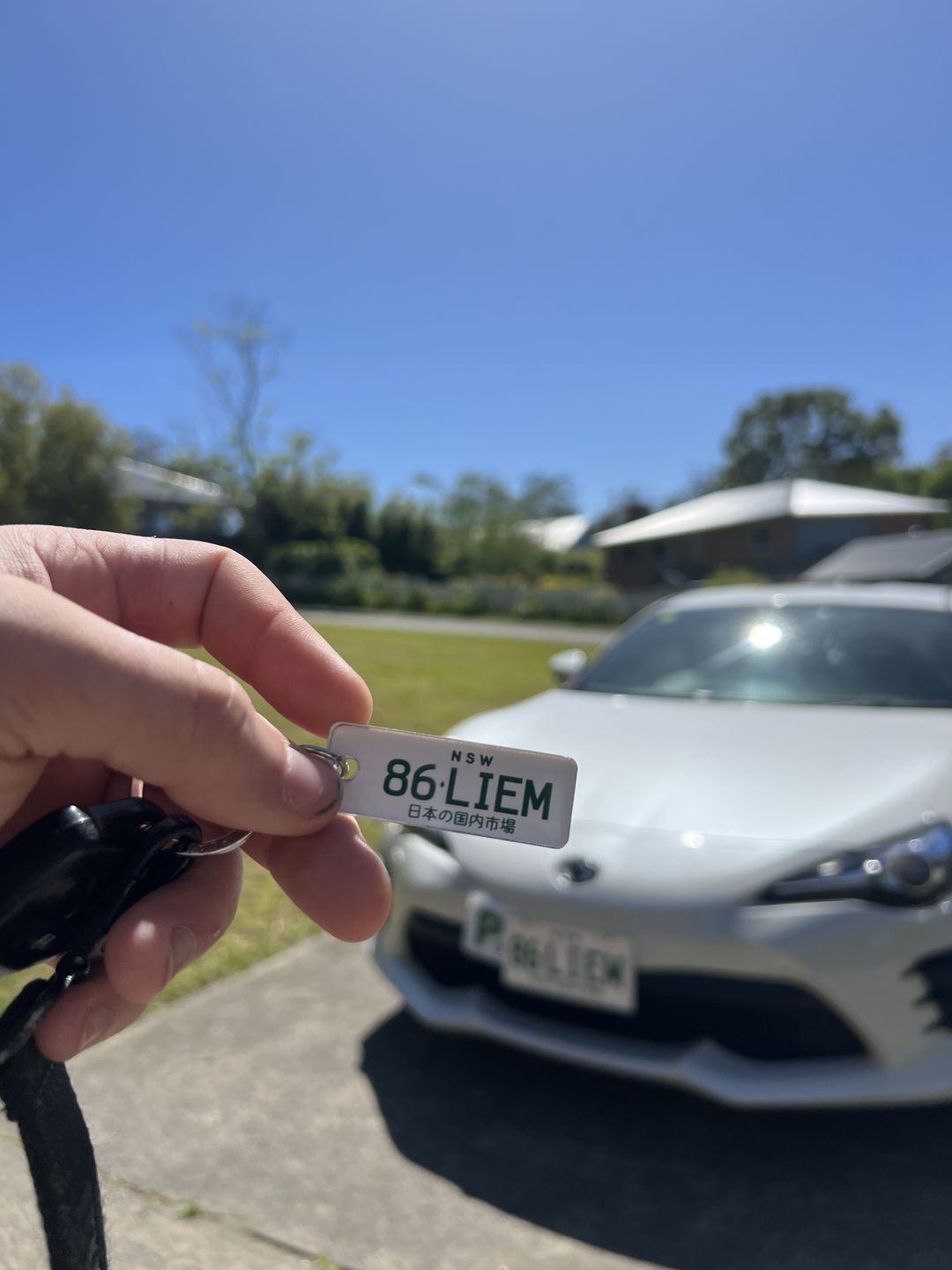 Customer photo review of Custom Design Keychain 🔑