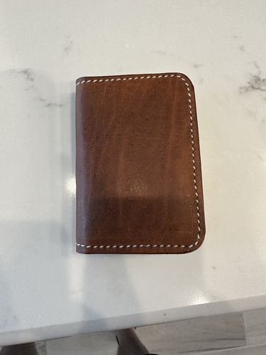 Customer photo review of No.52 | Leather Vertical Wallet (Digital Pattern)
