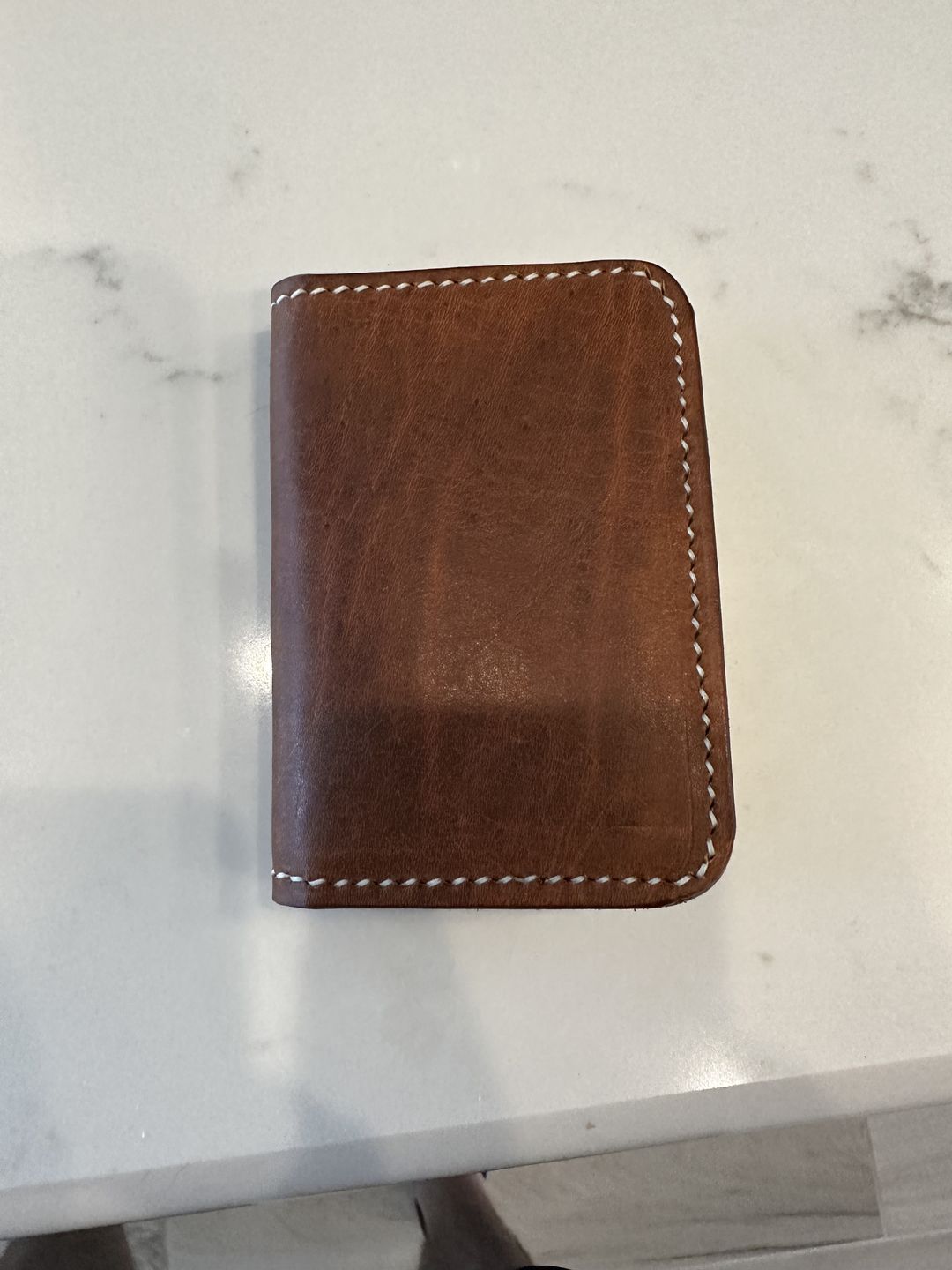 Customer photo review of No.52 | Leather Vertical Wallet (Digital Pattern)