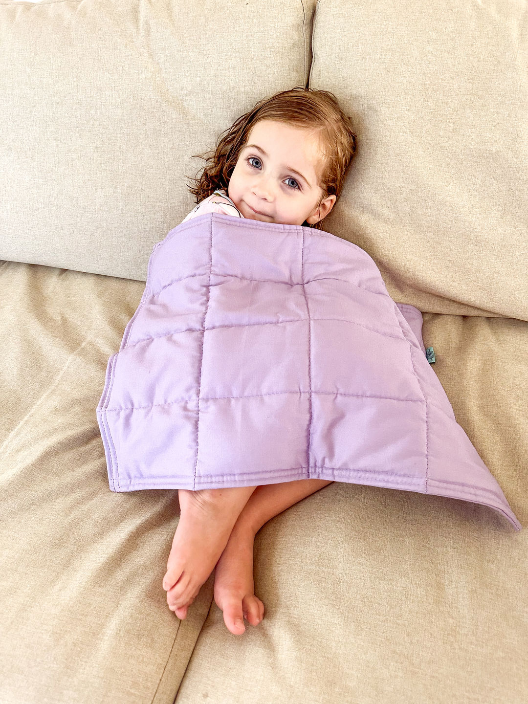 Customer photo review of Cotton Weighted Lap Pad