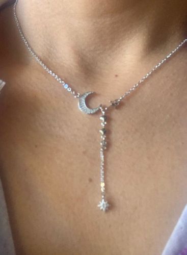 Customer photo review of Collar Estrella Luna Brillante