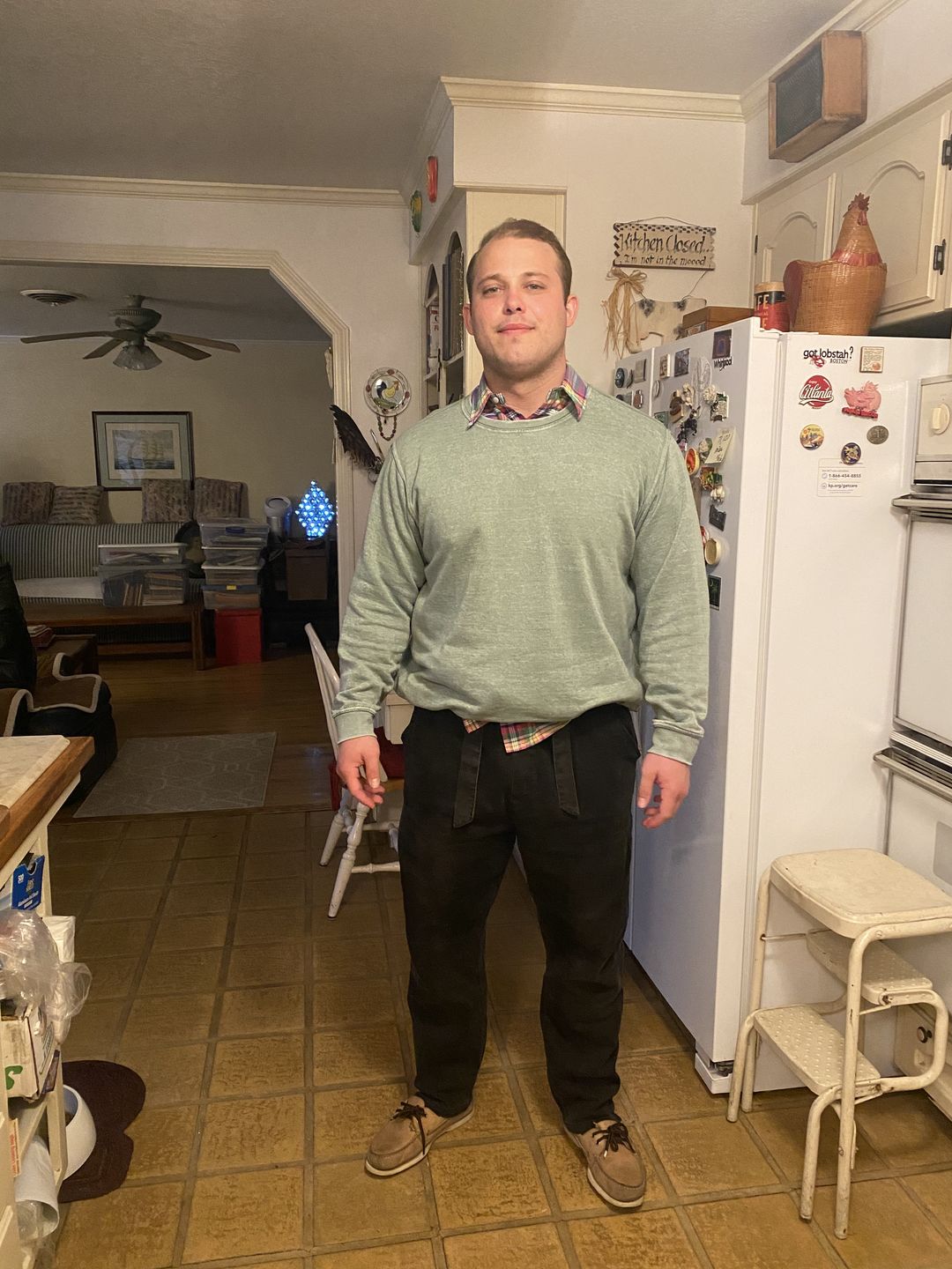 Customer photo review of Oleno Denim Pants