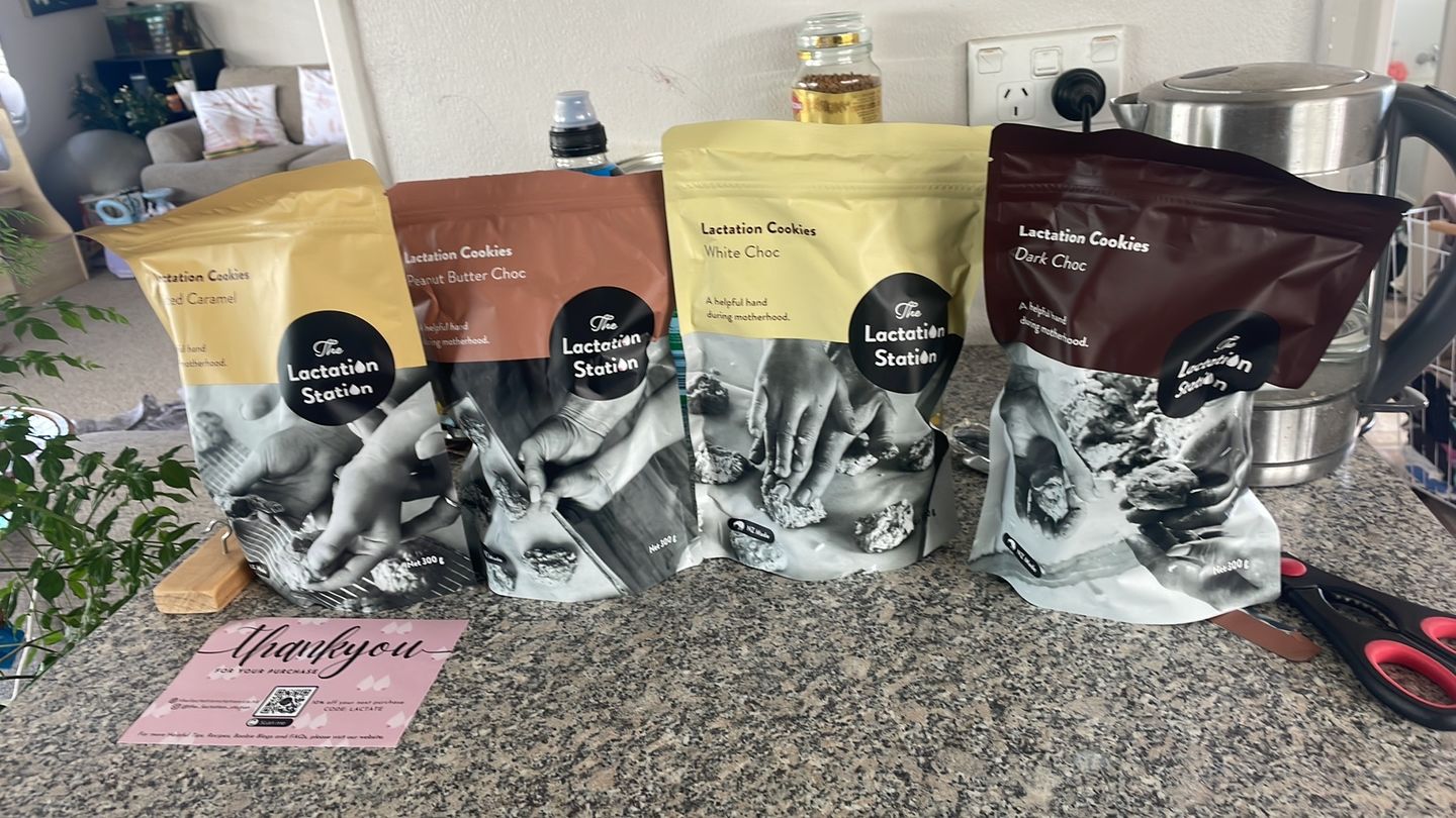 Customer photo review of White Choc Lactation Cookies