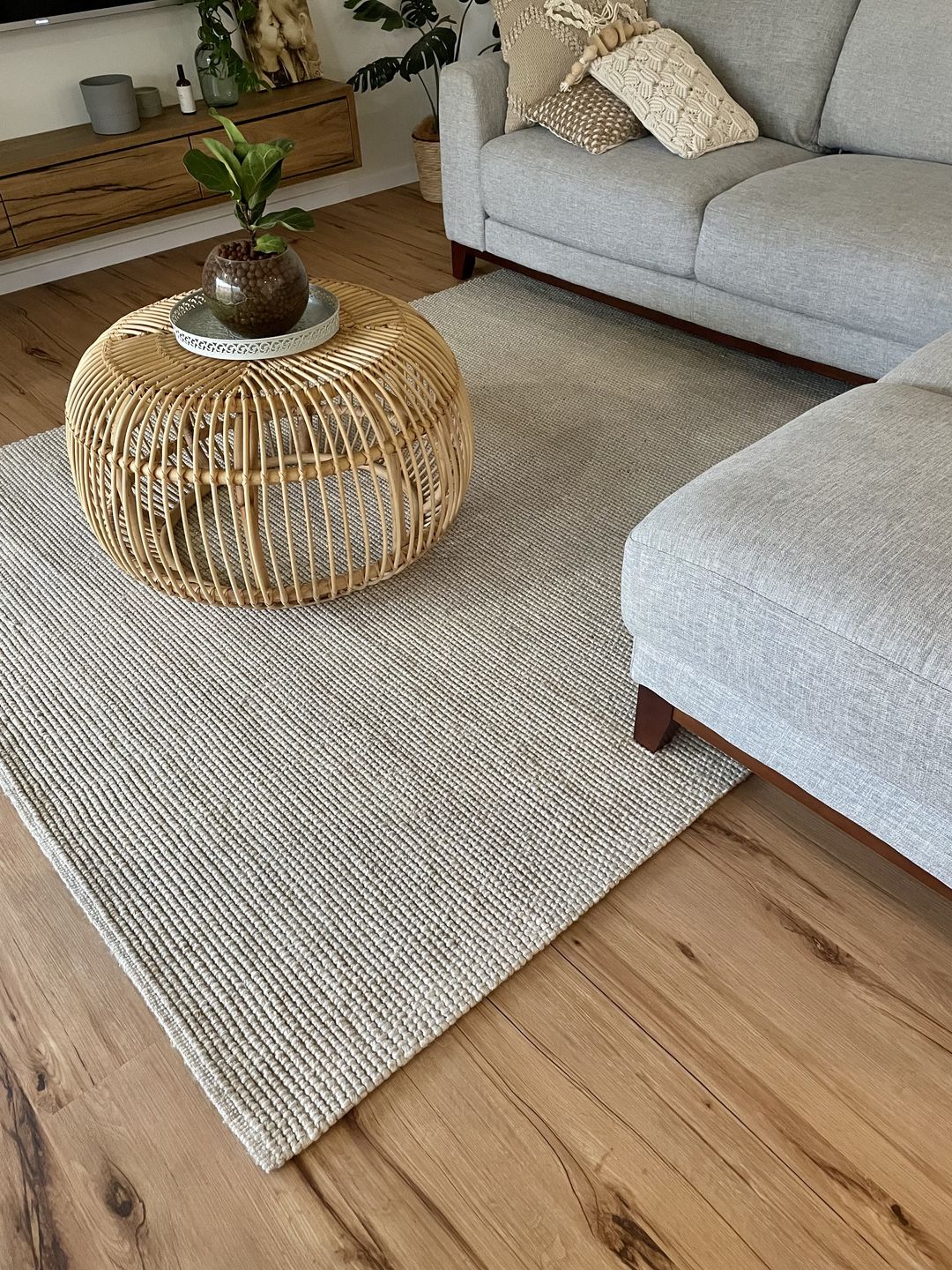 Customer photo review of Astro Natural Wool Rug