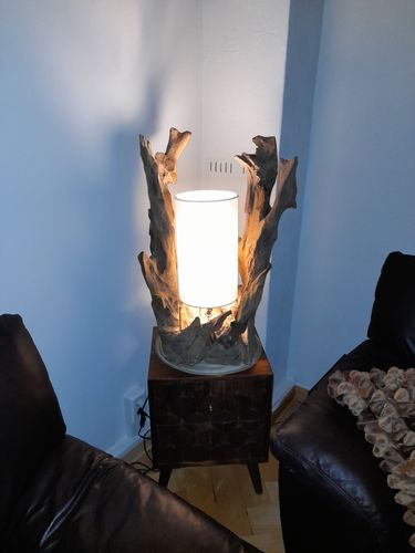 Customer photo review of Tisch Wurzellampe BION Höhe 70 cm