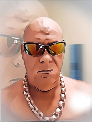 Customer photo review of Self-Inking Face Stamp