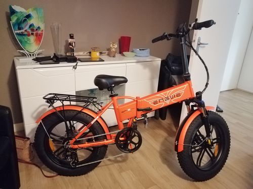 Customer photo review of Engwe EP-2 Pro 2022 Version 750W 20" Fat Bike Foldable E-Mountain Bike 13Ah 35km/h 100km