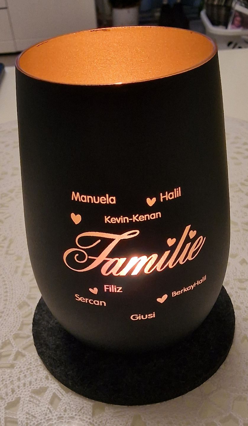 Customer photo review of Familie ist... - Familien-Windlicht