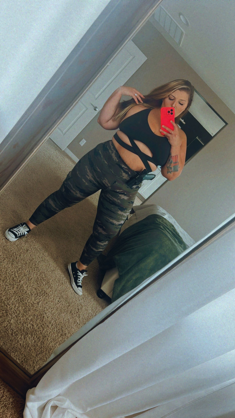 Customer photo review of CC Legging - Ambidextrous design - Green Camo