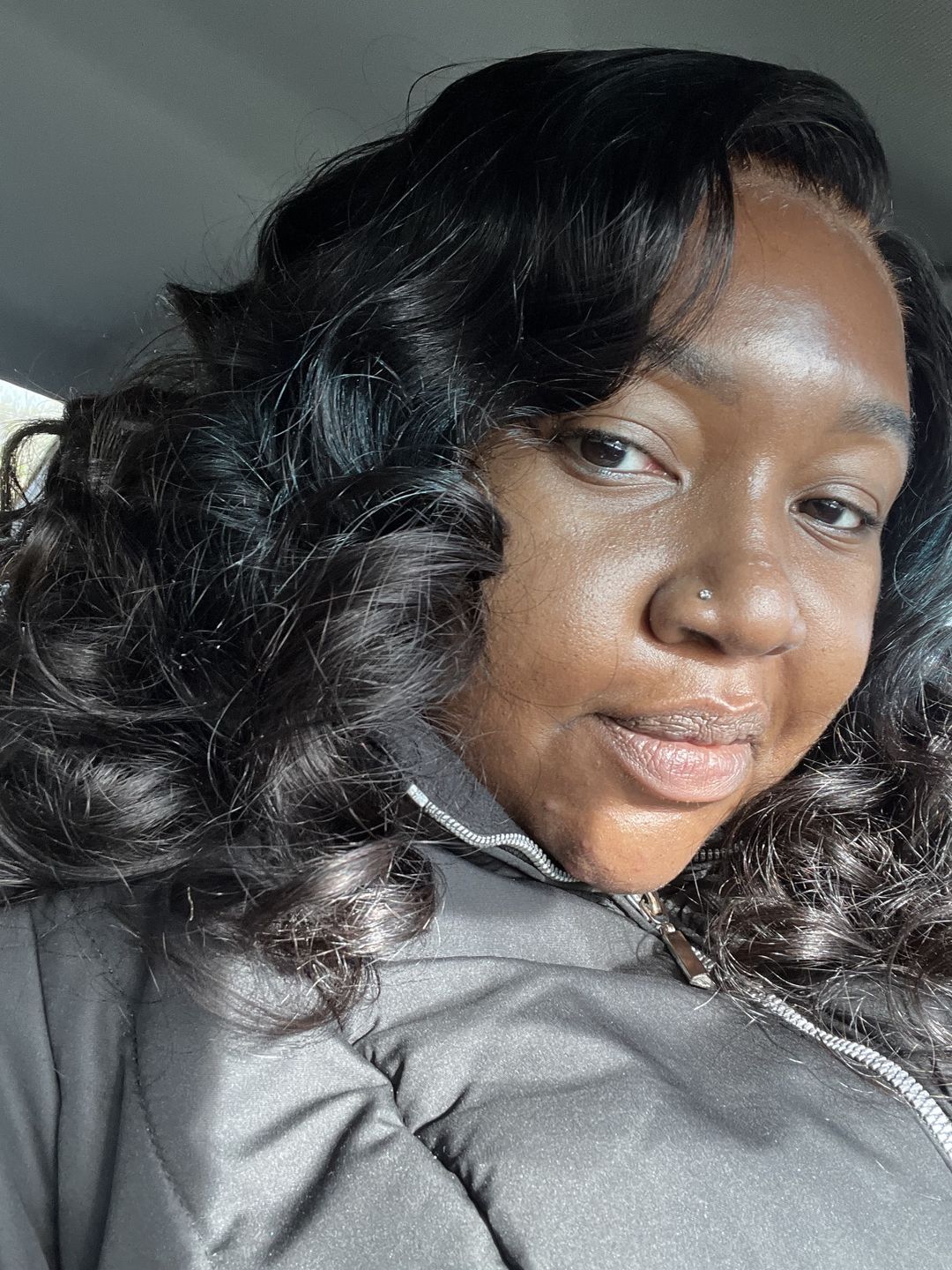 Customer photo review of Valarie - Body Wave HD Invisible Lace 5X5 Lace Closure Wig