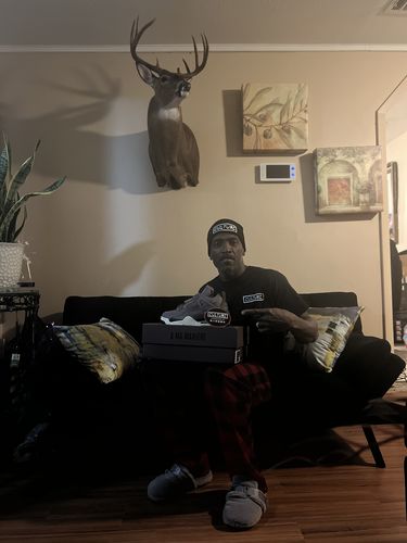 Customer photo review of Jordan 4 A Ma Maniere Violet Ore