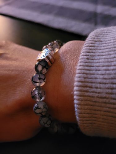 Customer photo review of "Polar Bear" Tracking bracelet