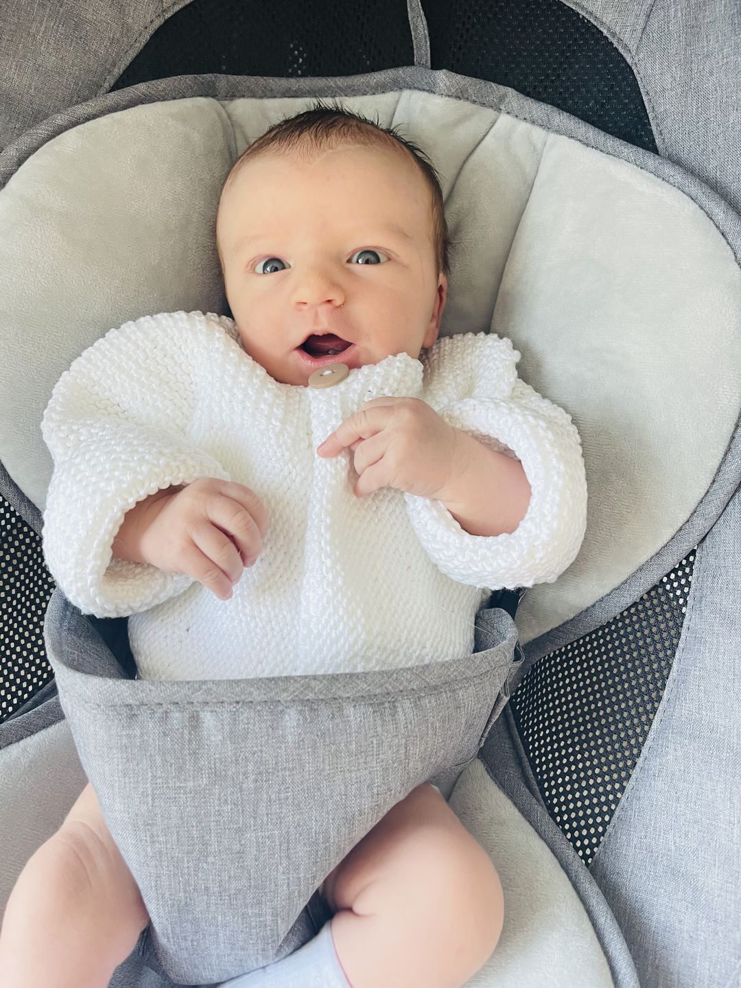 Customer photo review of Silla Mecedora para bebé