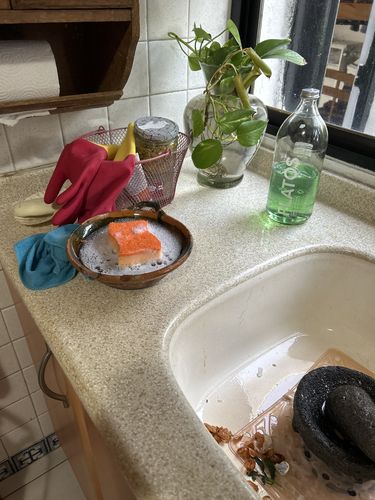 Customer photo review of Jabón para lavar PLATOS con olor