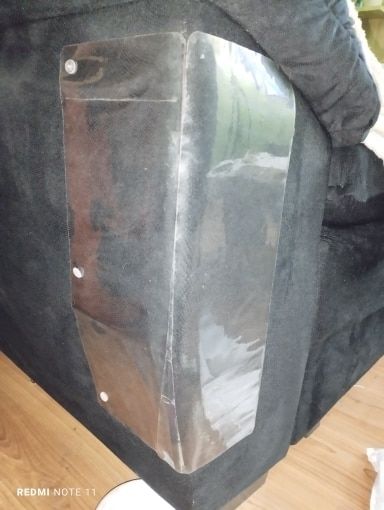 Customer photo review of Feline Furniture Guard
