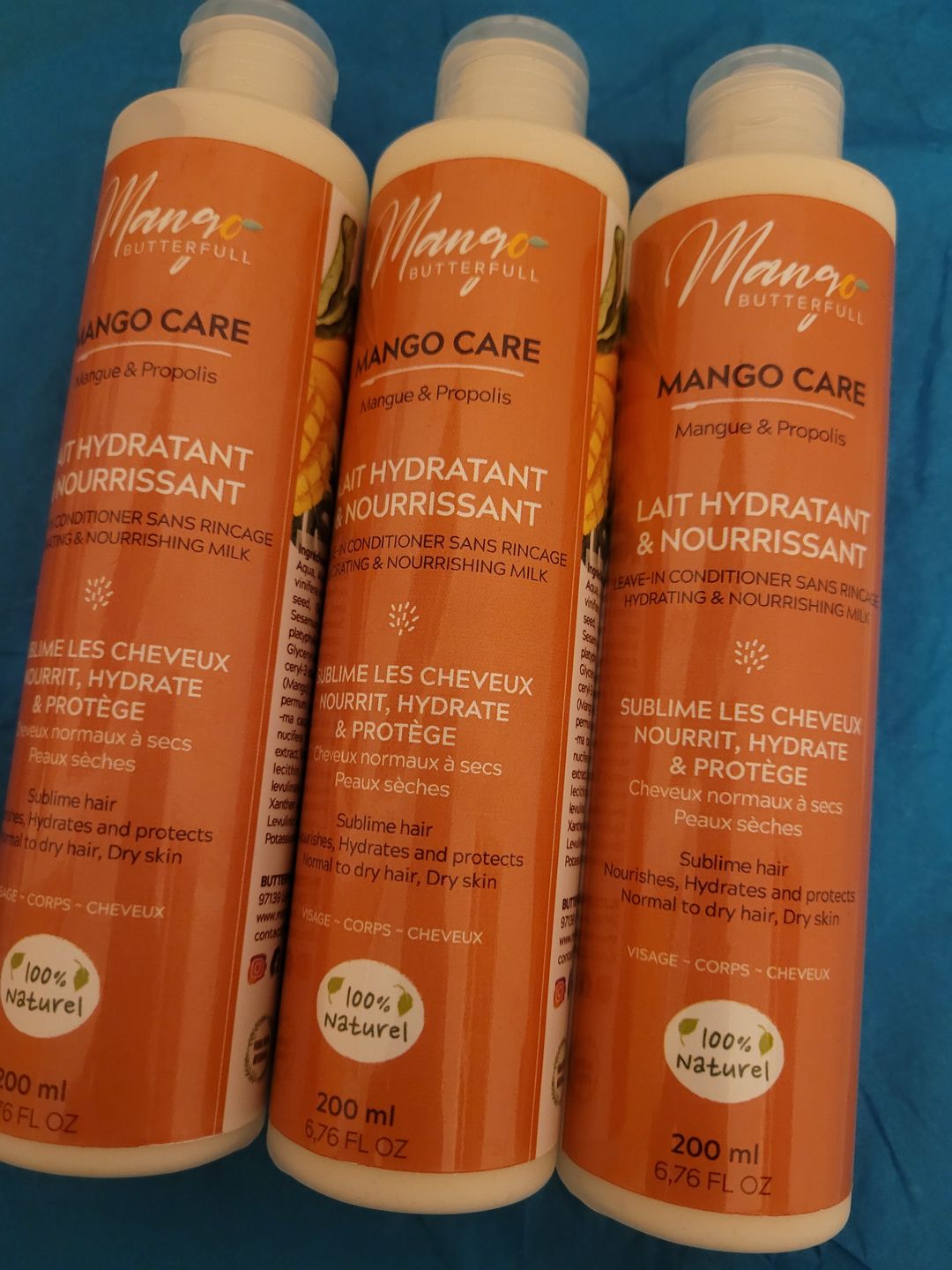 Customer photo review of Lait hydratant et nourrissant - CARE