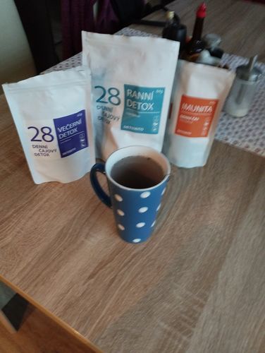 Customer photo review of Ranní Detoxikační čaj (28 denní)
