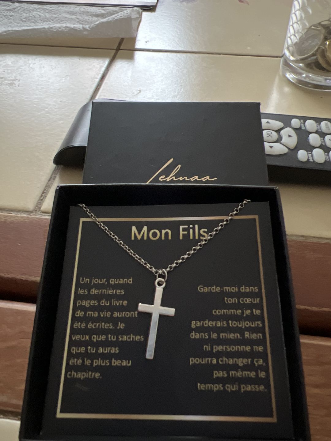 Customer photo review of LINKY • Déclaration Pour Mon Fils