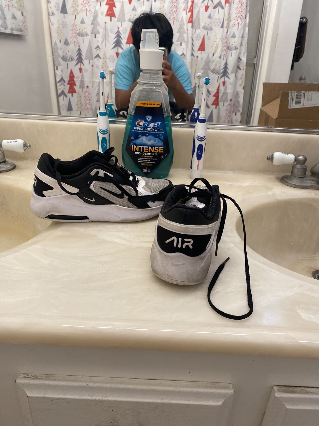 Customer photo review of Sneaker Care Kit