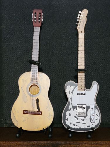 Customer photo review of Waylon Jennings Replica Mini Fender™  Telecaster Guitar
