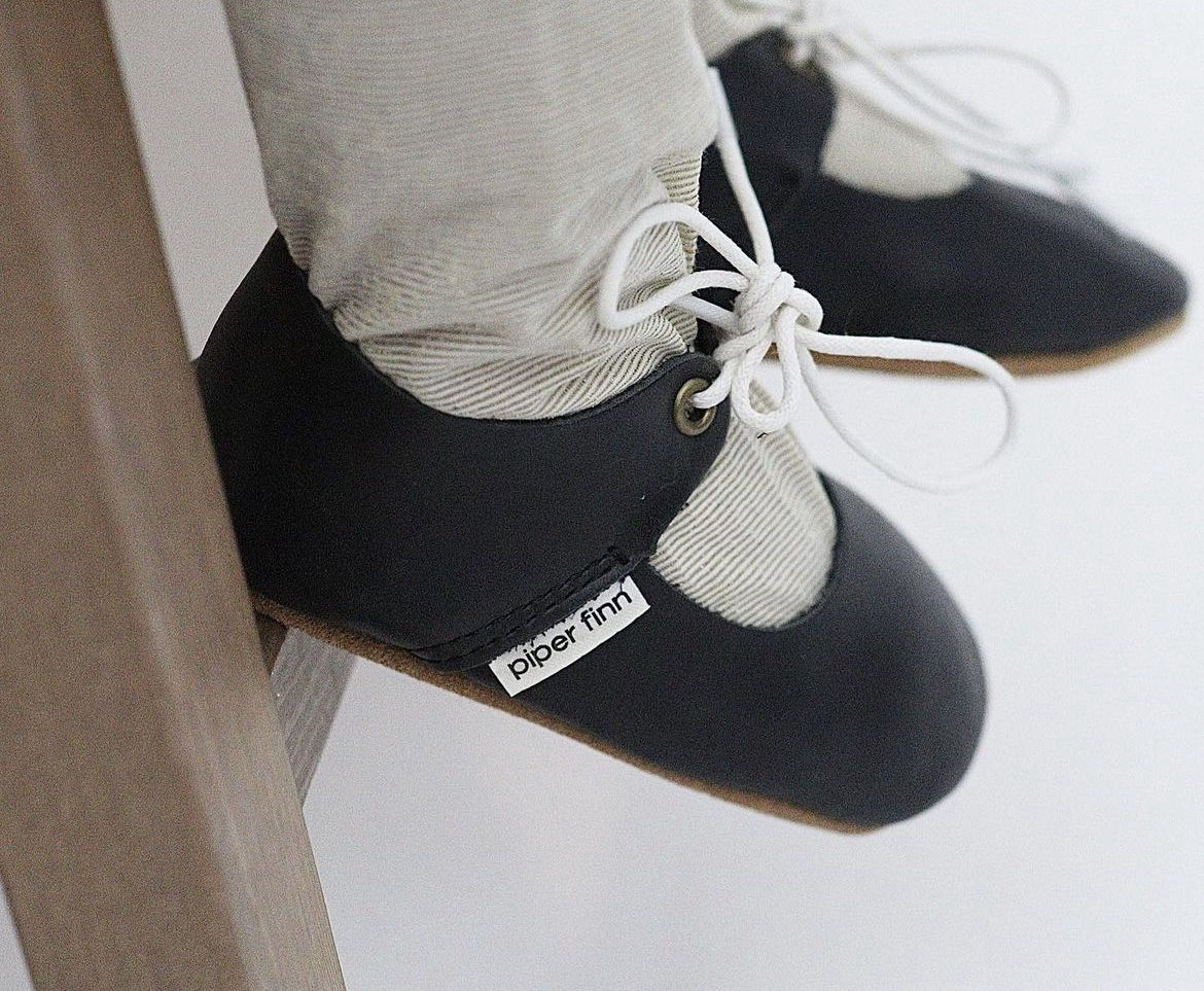 Customer photo review of Black - Lace-Up Mary Jane - Soft Sole