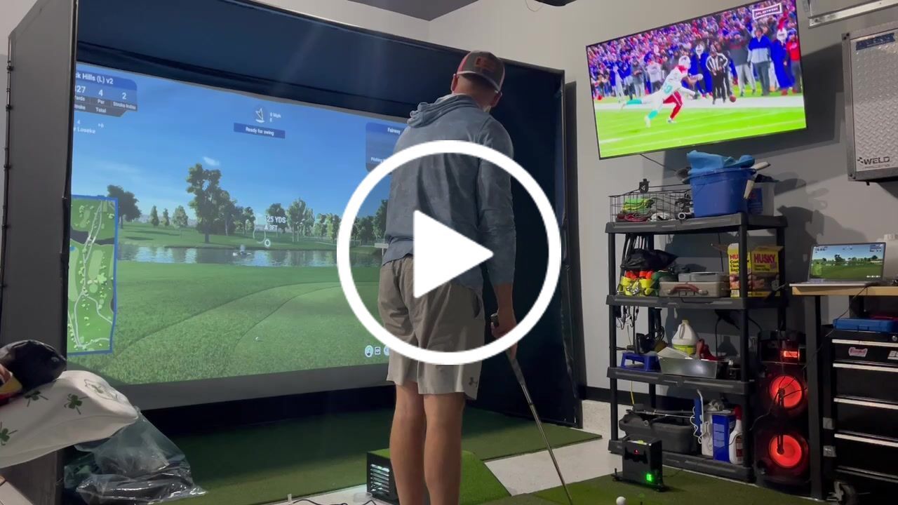 Customer video review of SkyTrak PerfectBay™ Golf Simulator Package