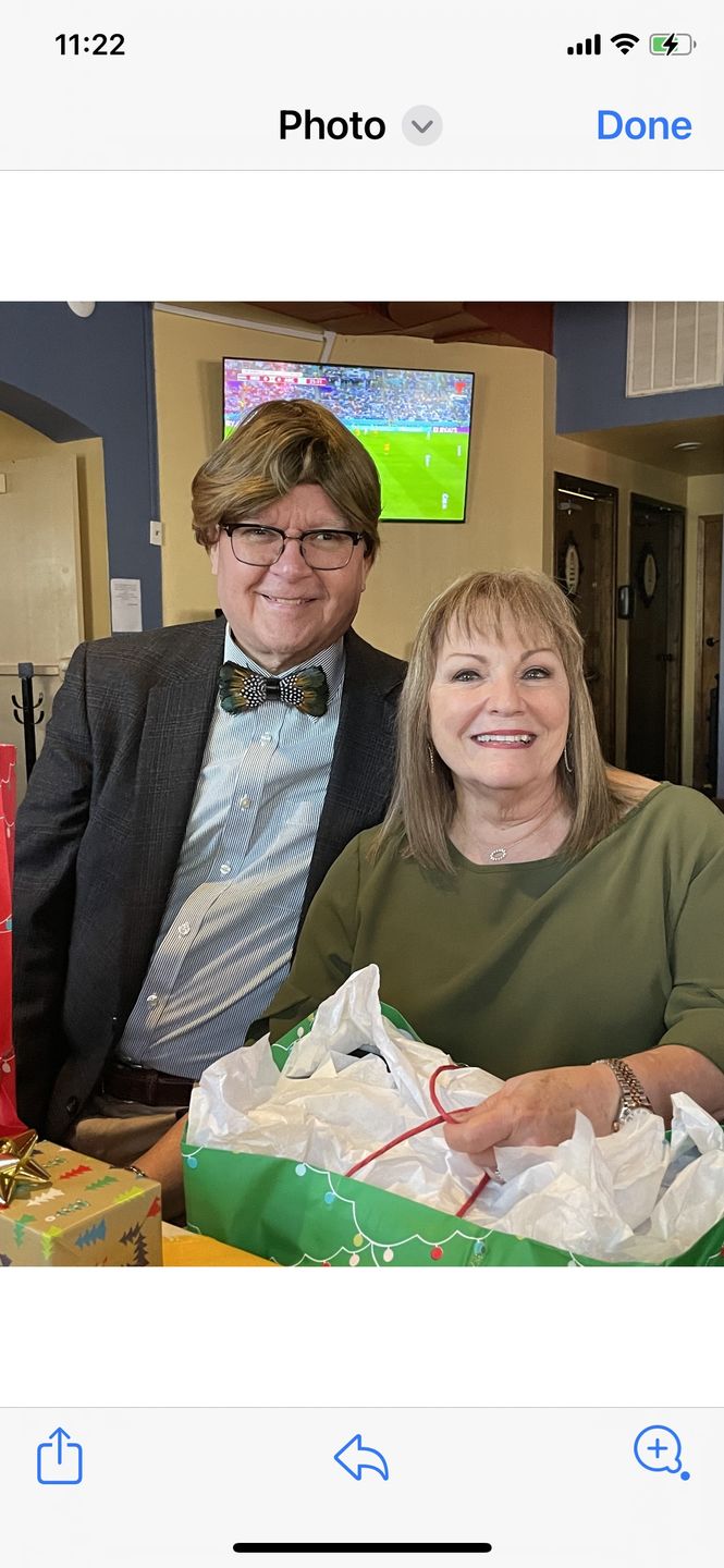 Customer photo review of The Dawson- Feather Bow Tie