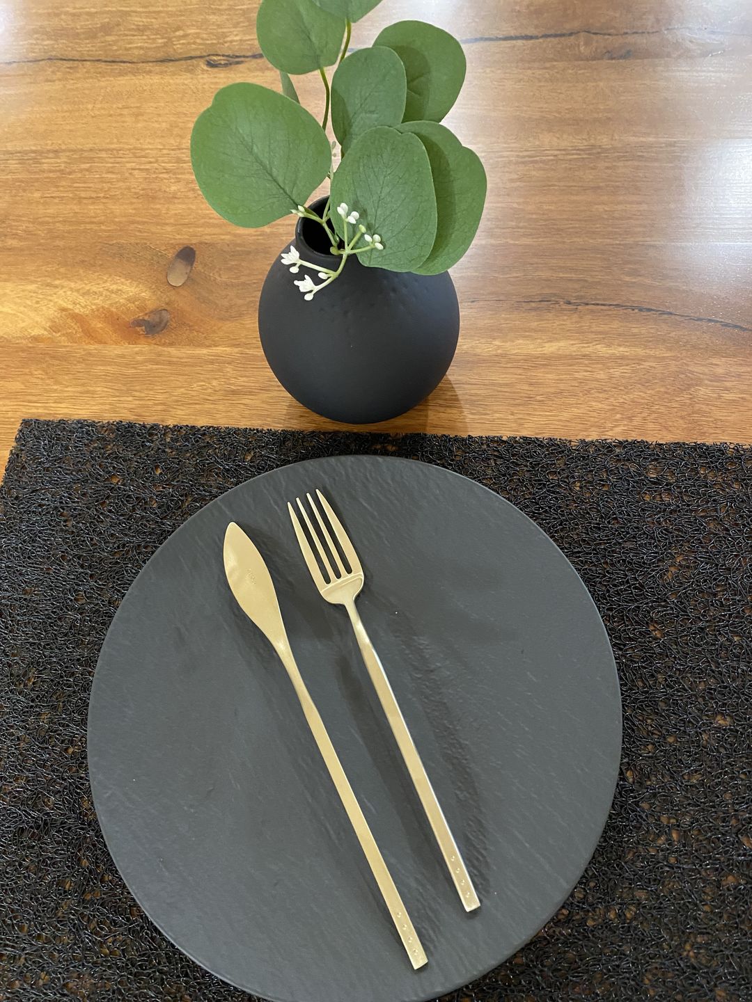 Customer photo review of Champagne Gold — 24pc Cutlery Set