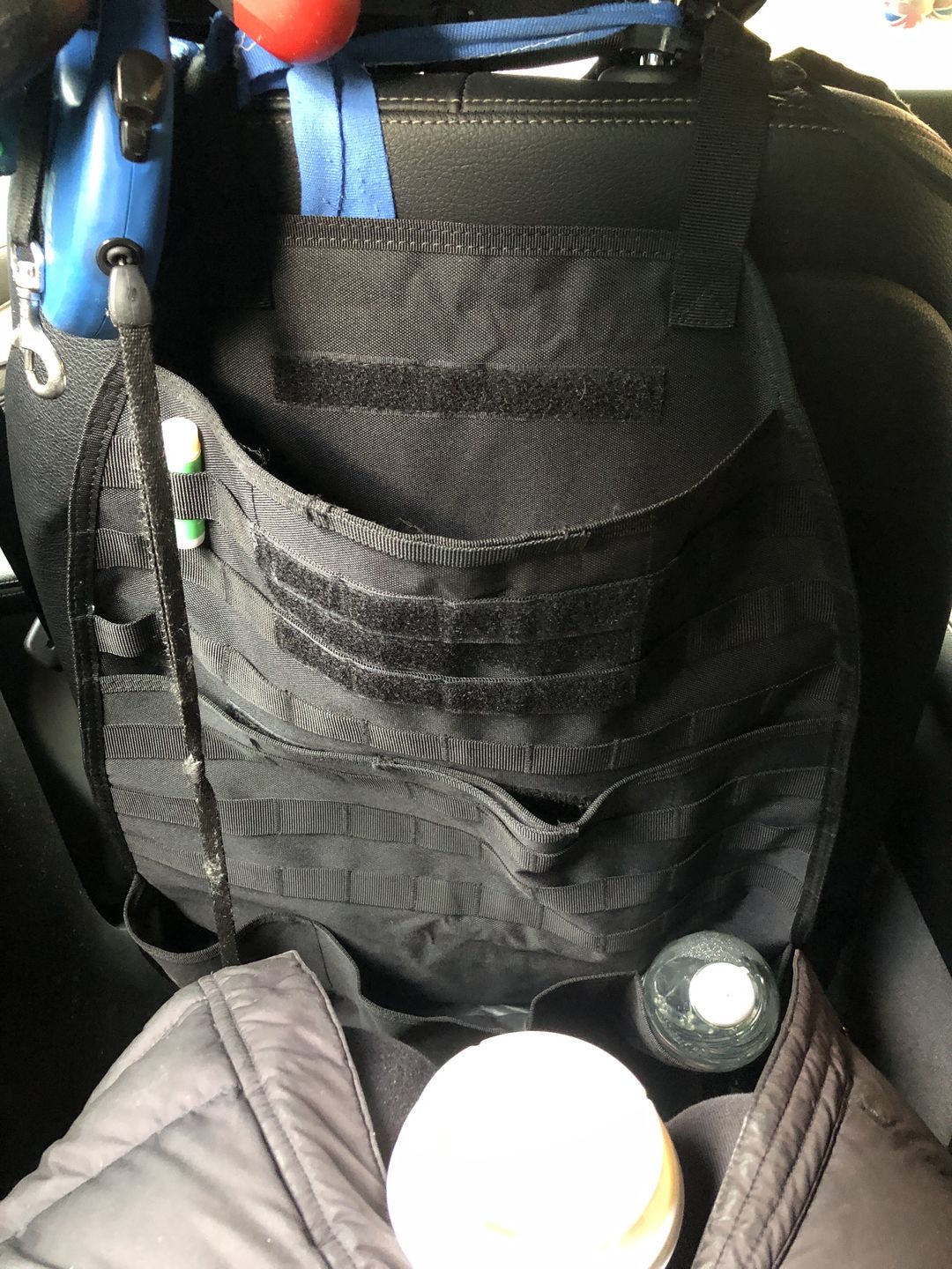 Customer photo review of Tactical MOLLE Seat Organizer v2