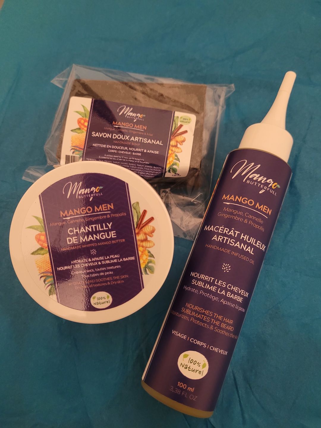 Customer photo review of COFFRET MANGO MEN