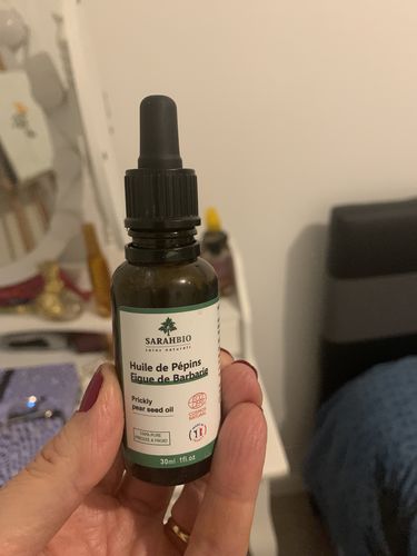 Customer photo review of Sarahbio - huile de pépins de figue de barbarie - 30 mL