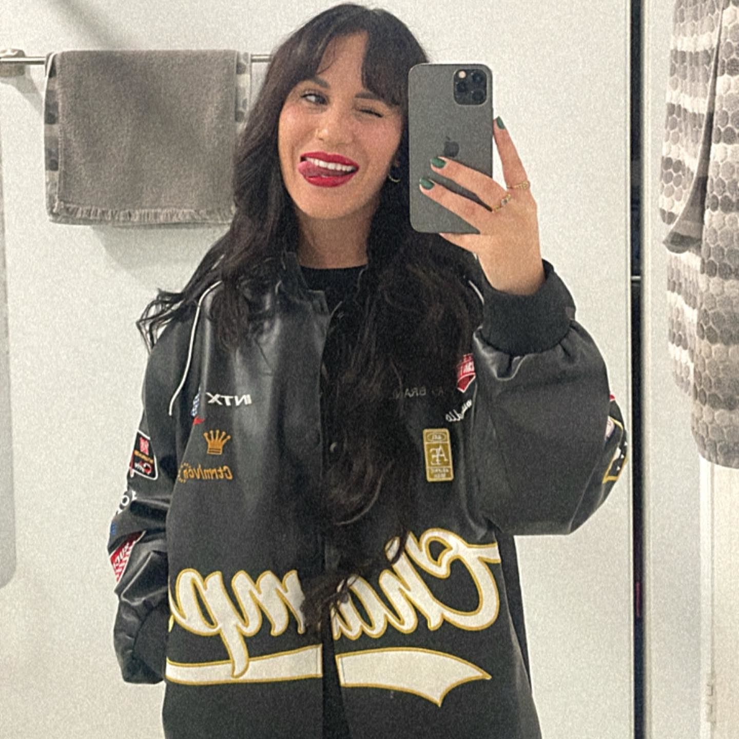 Customer photo review of Aelfric Eden Racing Leather Jacket