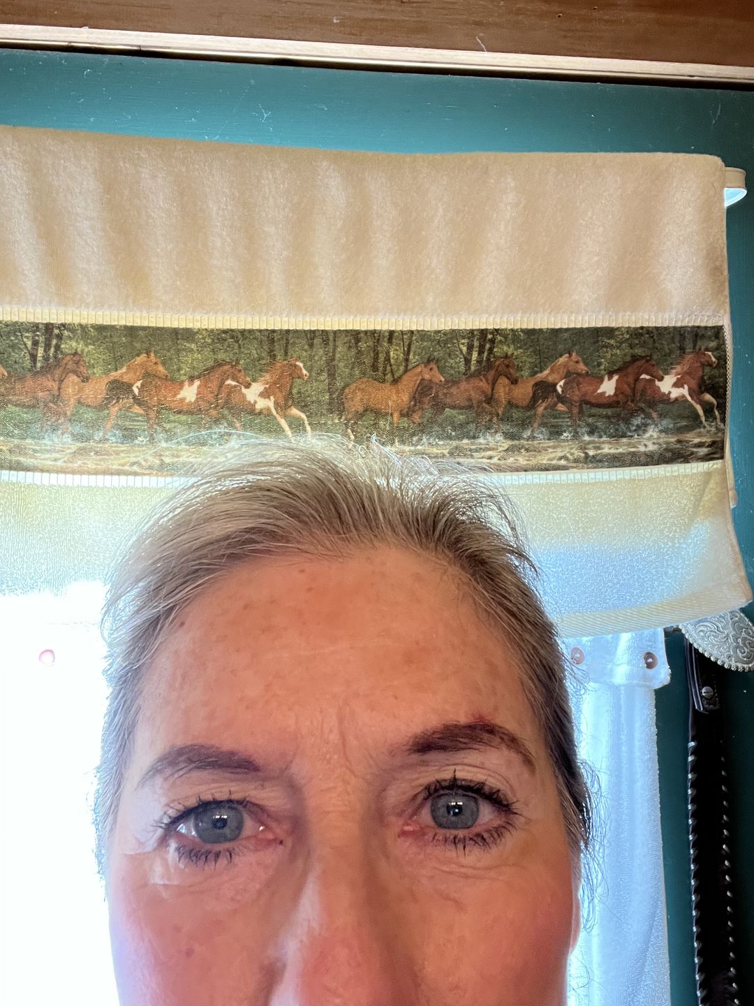 Customer photo review of LASH & BROW DYE KIT - DARK BROWN