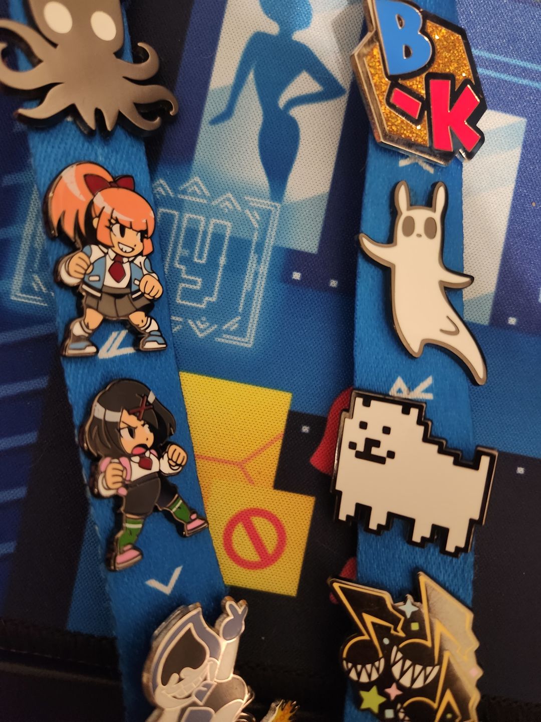 Customer photo review of Rain World - Slugcat Pin