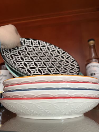 Customer photo review of Mosaian Salad Plates - Set of 6