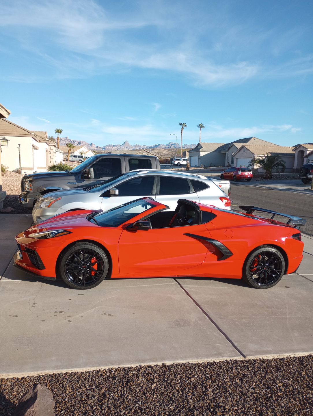 Customer photo review of Chevrolet Corvette C8 Rear Trunk Spoiler High Wing